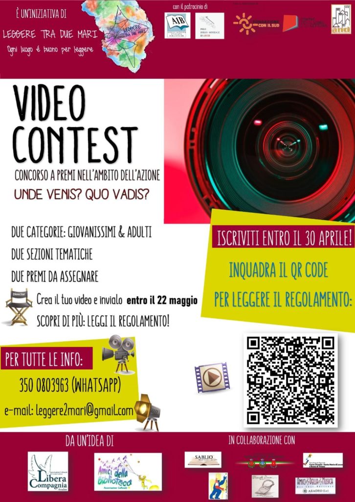 Video Contest – Concorso a premi nell’ambito dell’azione Unde Venis? Quo Vadis?